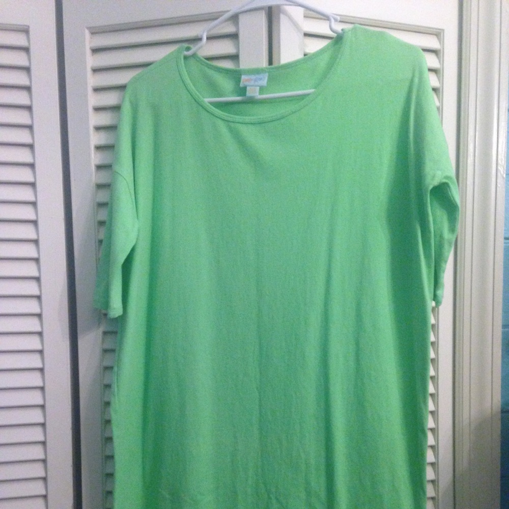 Lularoe Irma lime green